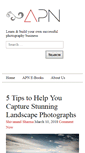 Mobile Screenshot of apnphotographyschool.com